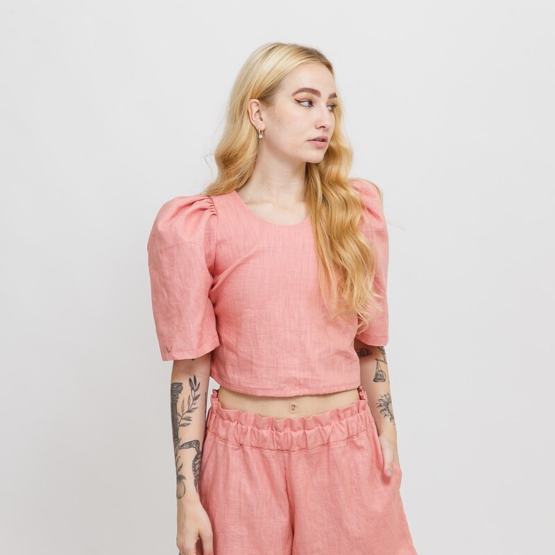 SPOLU label top Summer nights růžová 72536269
