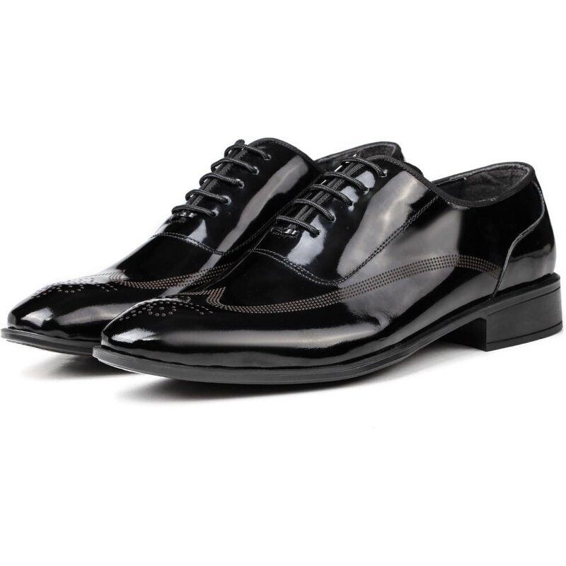 Ducavelli Stylish Genuine Leather Men's Oxford Lace-Up Classic Shoe.