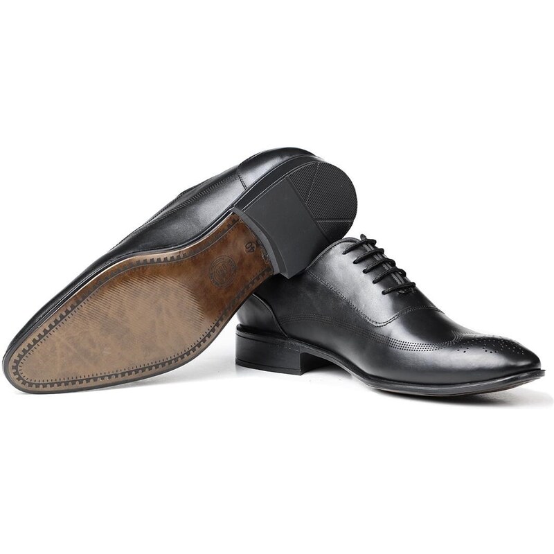 Ducavelli Stylish Genuine Leather Men's Oxford Lace-Up Classic Shoe.