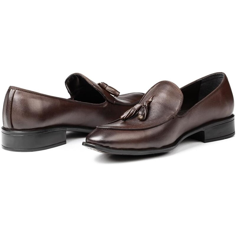 Ducavelli Smug Genuine Leather Men's Classic Loafers Loafers