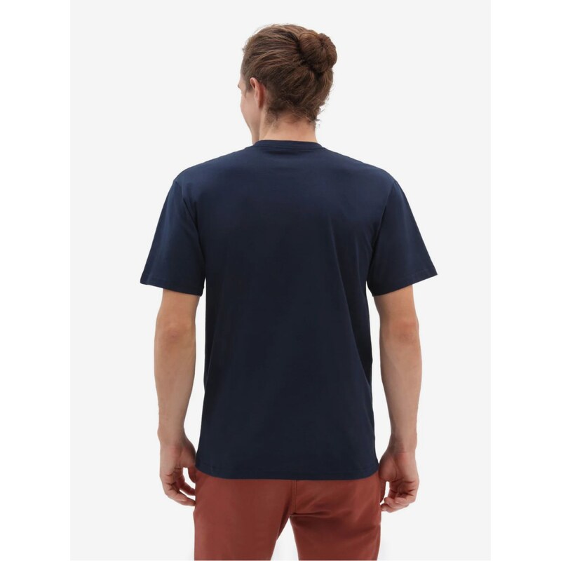 Tmavě modré pánské tričko VANS - Pánské