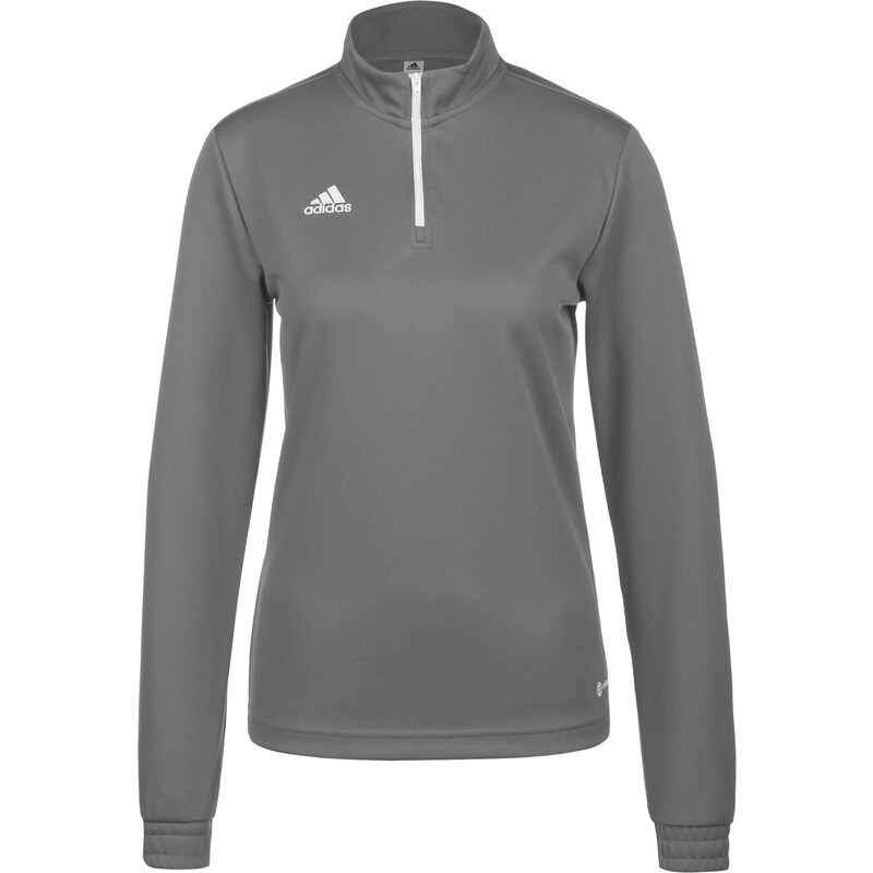 ADIDAS PERFORMANCE Sportovní mikina Entrada 22 tmavě šedá / bílá 107428280