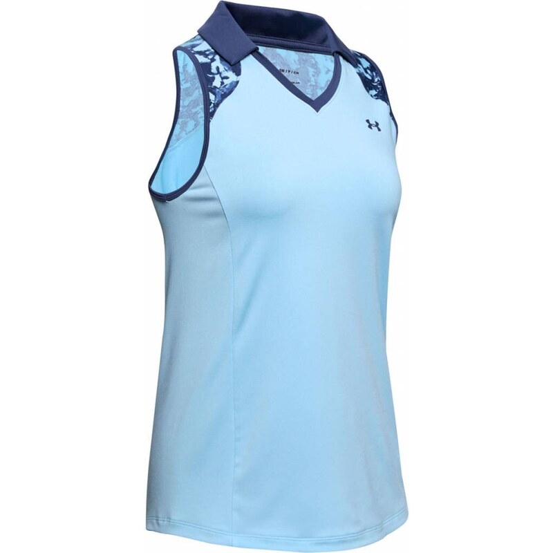 Dámské triko s límečkem Under Armour Zinger Sleeveless Blocked Polo