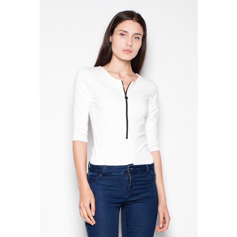 VENATON Dámské smetanové body VT018 Ecru