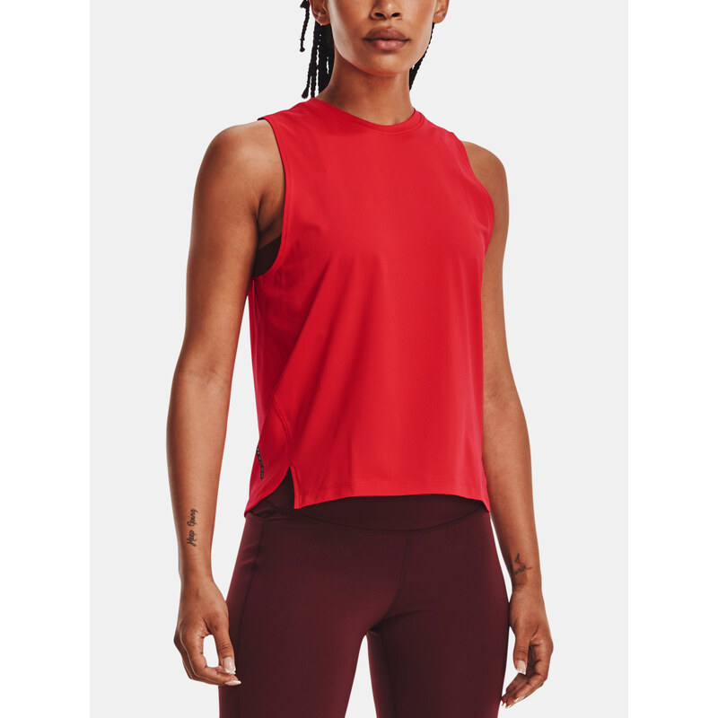 Under Armour Tílko UA Rush Tank-RED - Dámské