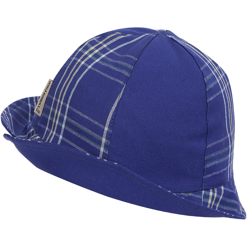 Veselá Nohavice Kanafasový klobouk Modrovous nový
