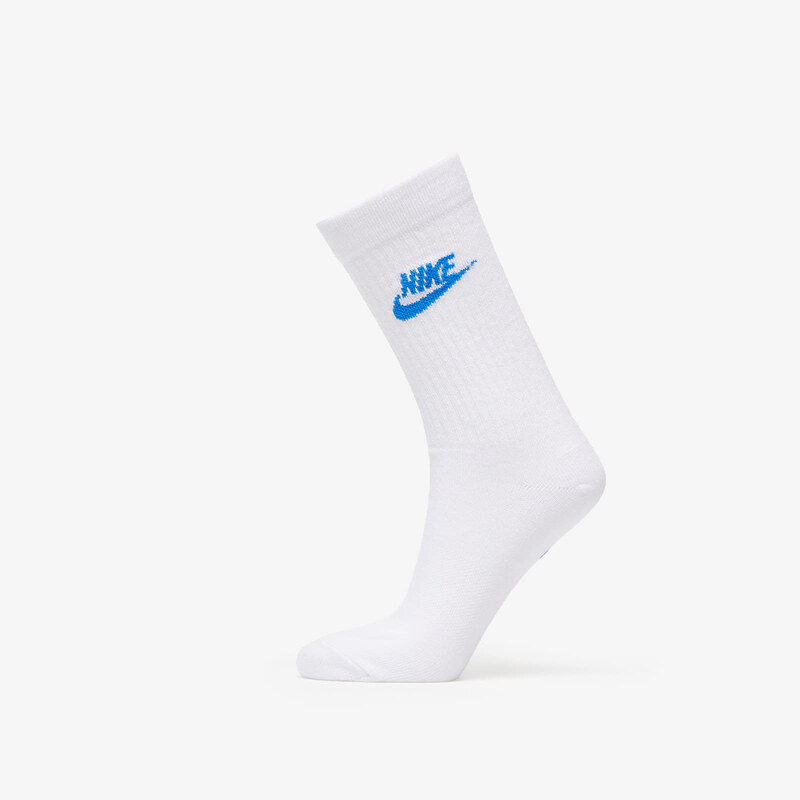 Pánské ponožky Nike Sportswear Everyday Essential Crew Socks 3-Pack White/ Multicolor