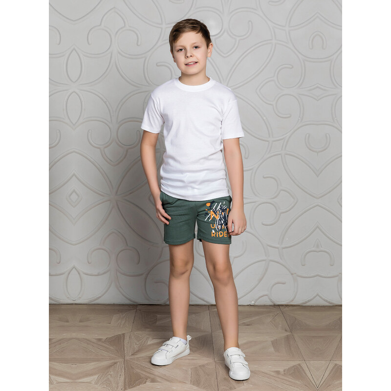 Winkiki Kids Wear Chlapecké kraťasy Riders - khaki