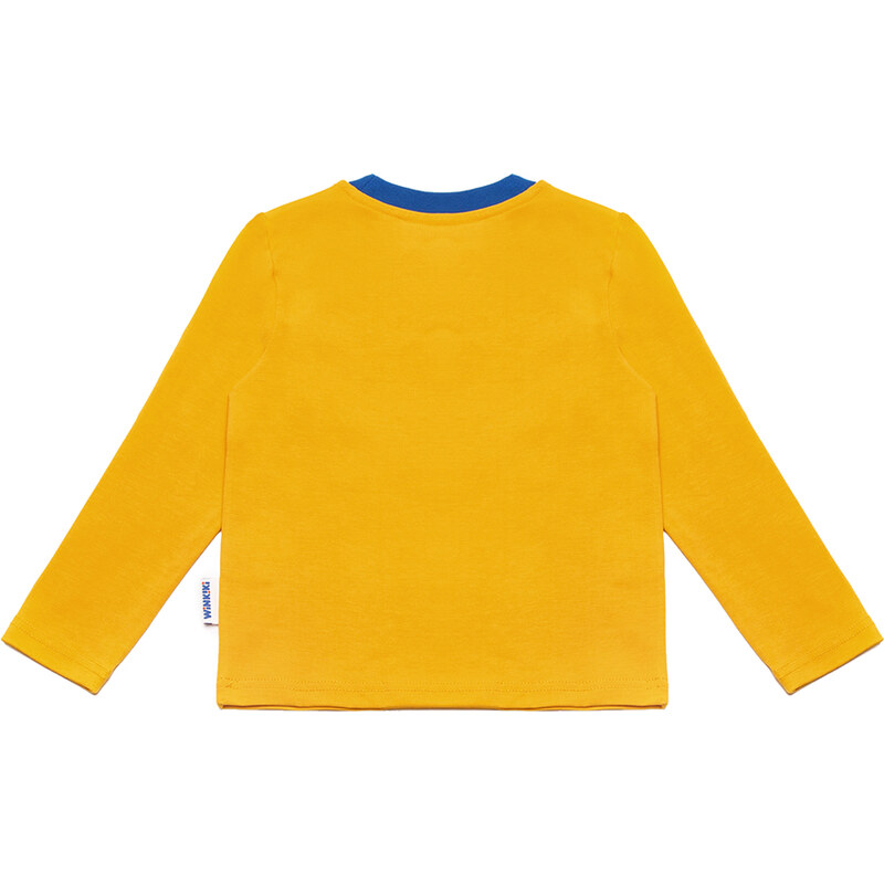 Winkiki Kids Wear Chlapecké tričko s dlouhým rukávem More Space - žlutá