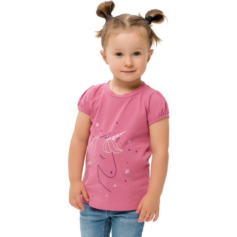 Dívčí tričko - Winkiki WJG 92546, růžová