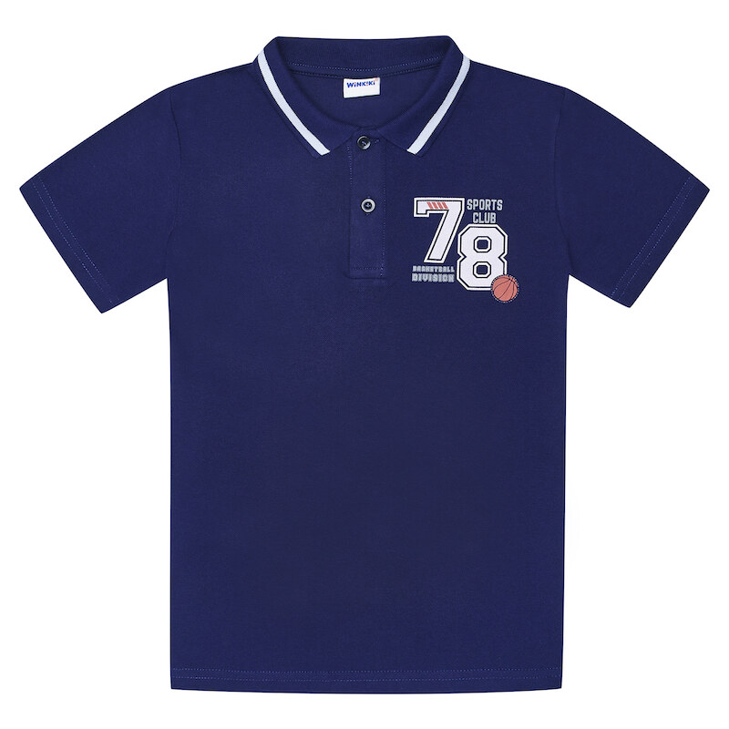 Winkiki Kids Wear Chlapecké tričko Polo 78 - navy