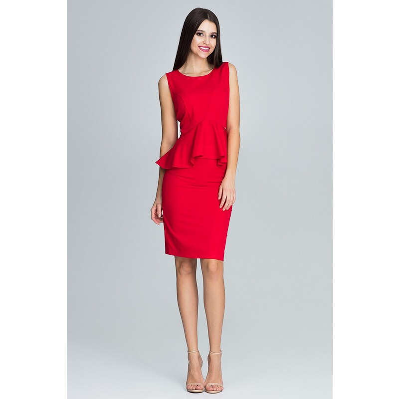 FIGL Elegantní set sukně a topu M605 Red Červená 84022595