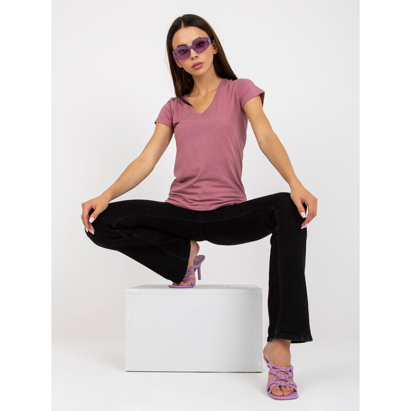 BASIC Feel Good T-shirt-B-012.51P-dark pink