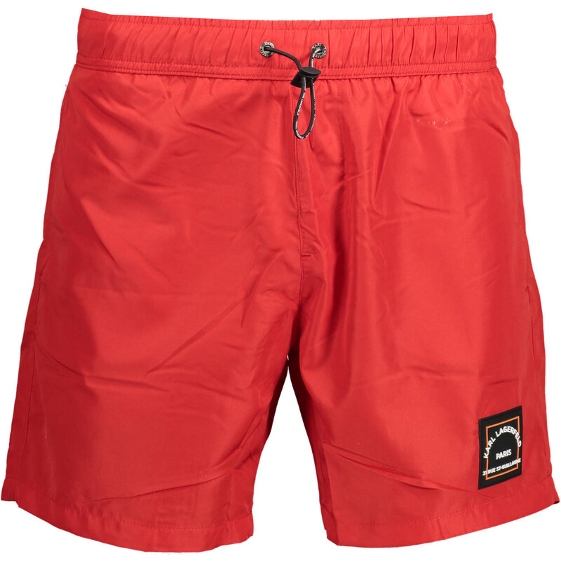 KARL LAGERFELD BEACHWEAR Karl Lagerfeld červené pánské plavky