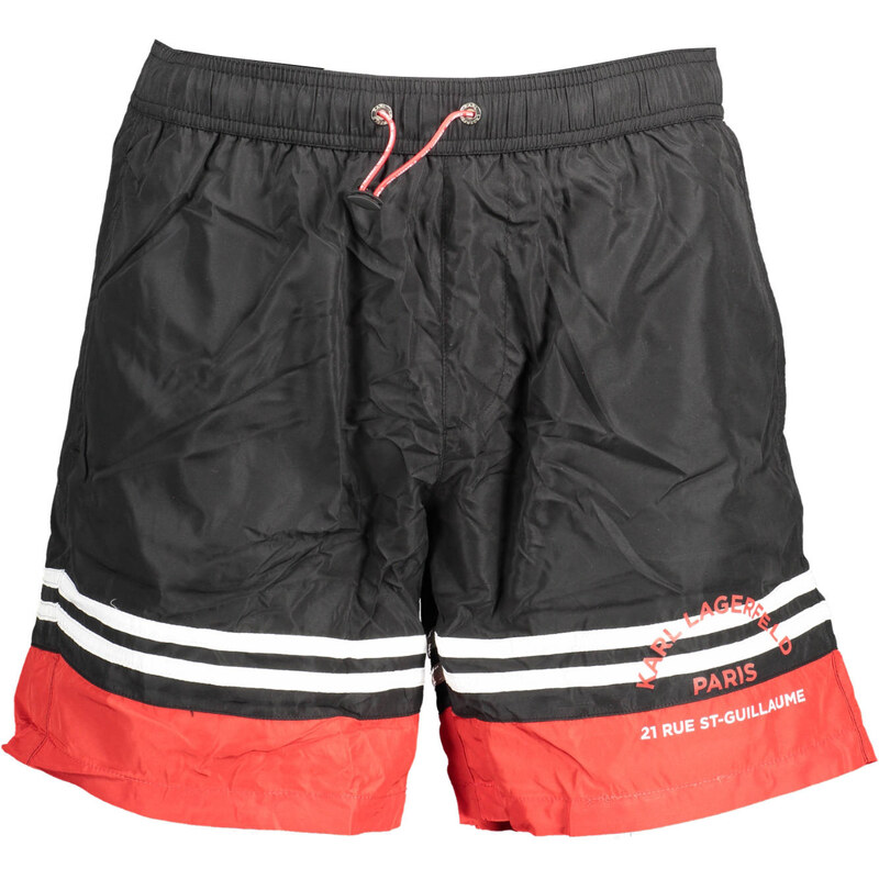 KARL LAGERFELD BEACHWEAR Karl Lagerfeld pánské plavky černé