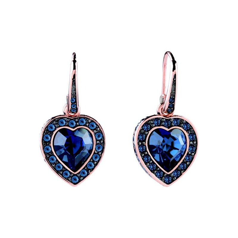 Guess Coins of Love Heart Stone Earrings
