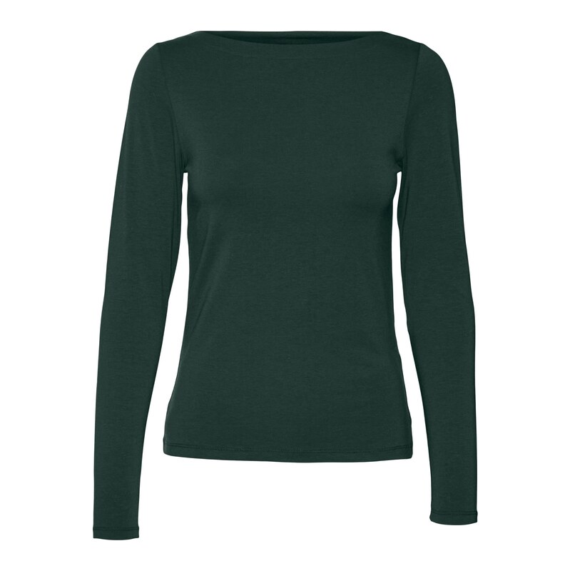 VERO MODA Tričko Panda tmavě zelená