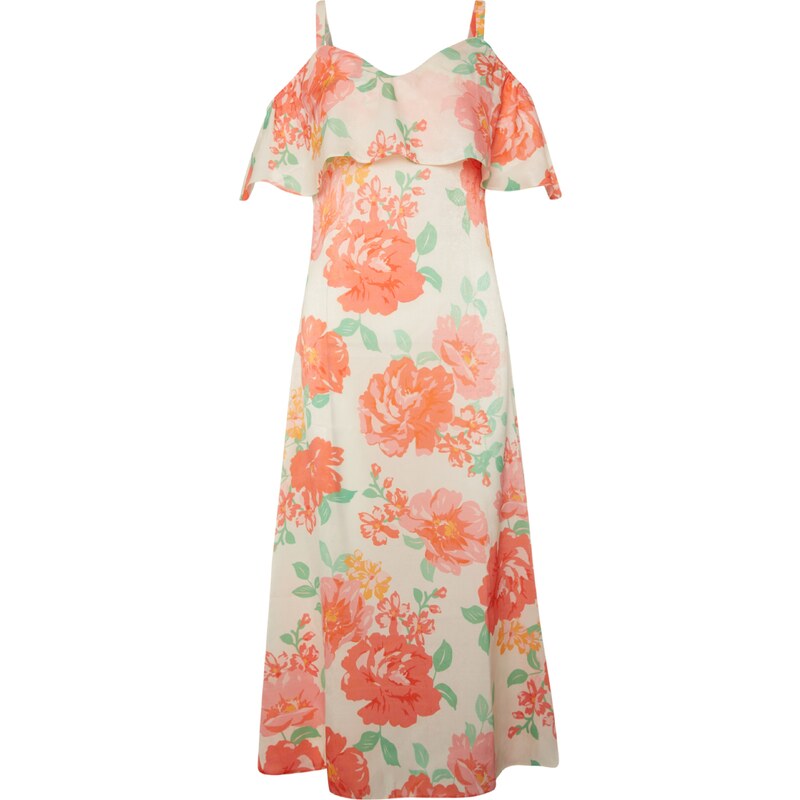 Dorothy Perkins Tall Letní šaty zelená / oranžová / korálová