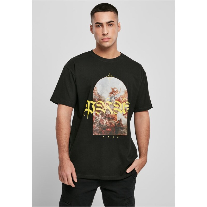 MISTER TEE Pray Painting Oversize Tee - black