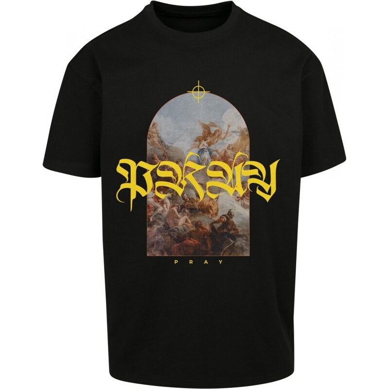 MISTER TEE Pray Painting Oversize Tee - black