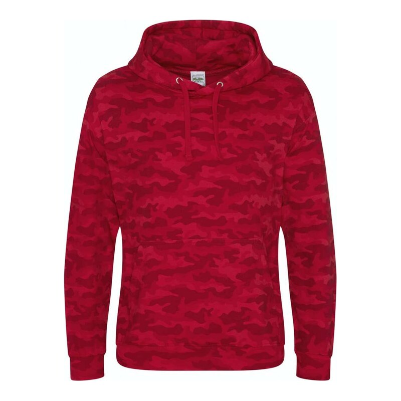 Just Hoods Unisex maskáčová mikina Camo –