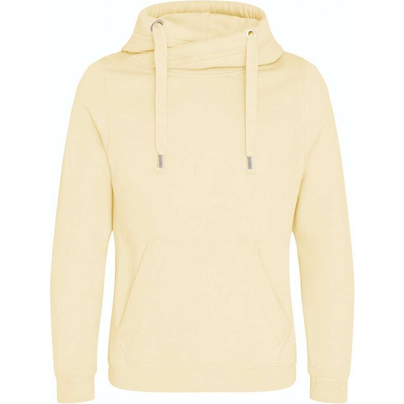Just Hoods Unisex mikina s křížovým límcem Cross –