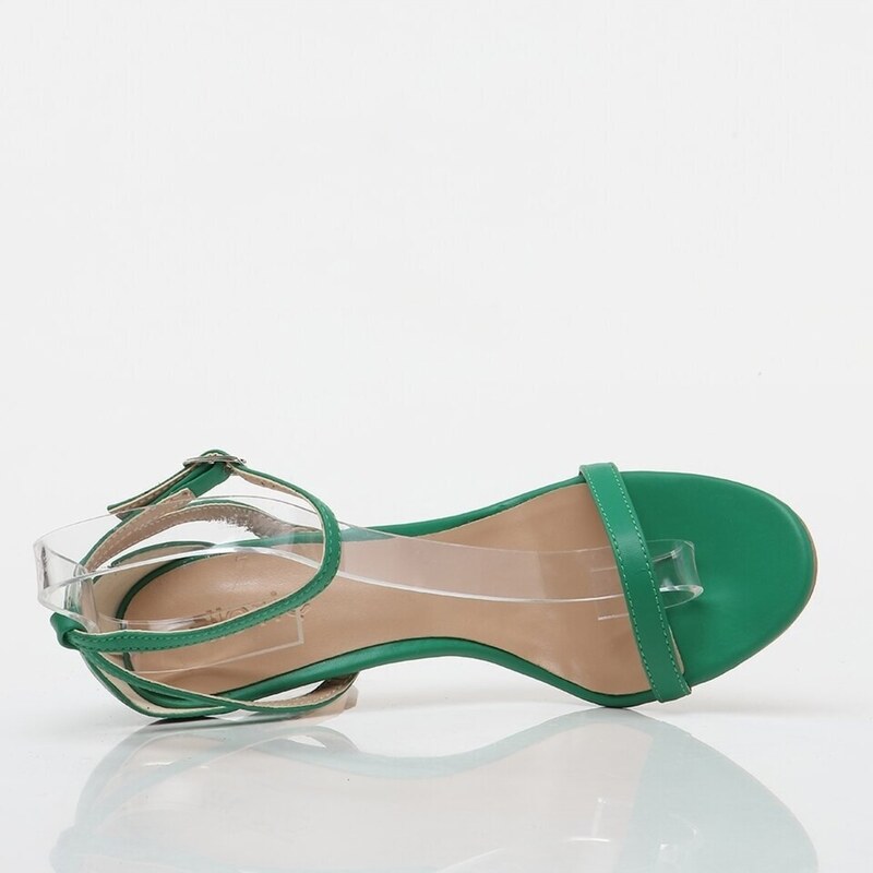 Hotiç Women's Green Heeled Sandals