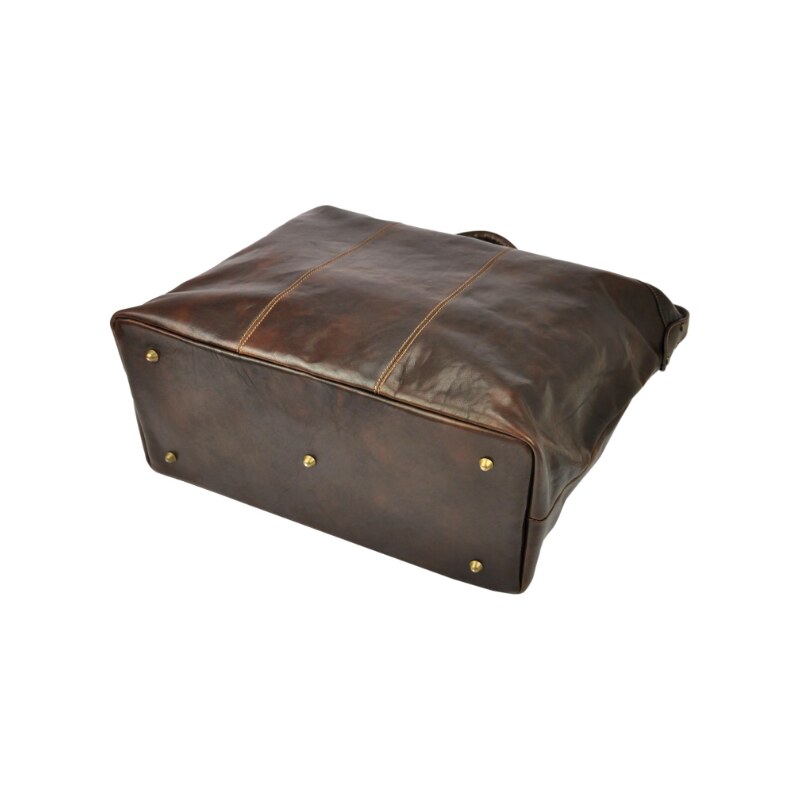 Pánská kožená cestovní taška Pierre Cardin, Fendares, hnědá