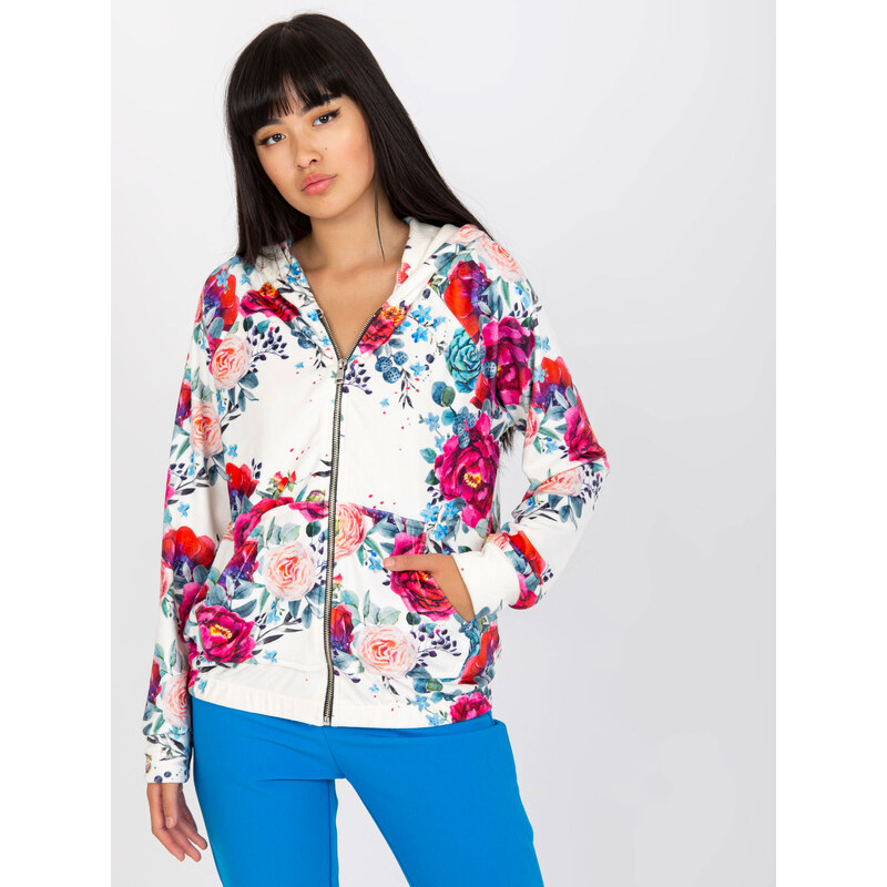 RUE PARIS Sweatshirt-RV-BL-8143.83P-white-red