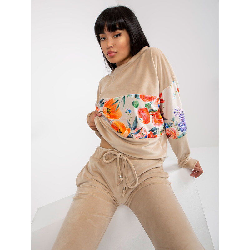 RUE PARIS Set-RV-KMPL-8172.44P-beige