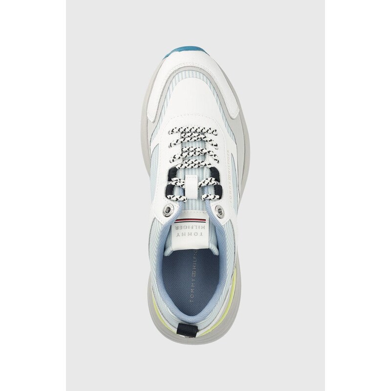 Sneakers boty Tommy Hilfiger Feminine Material Mix Runner