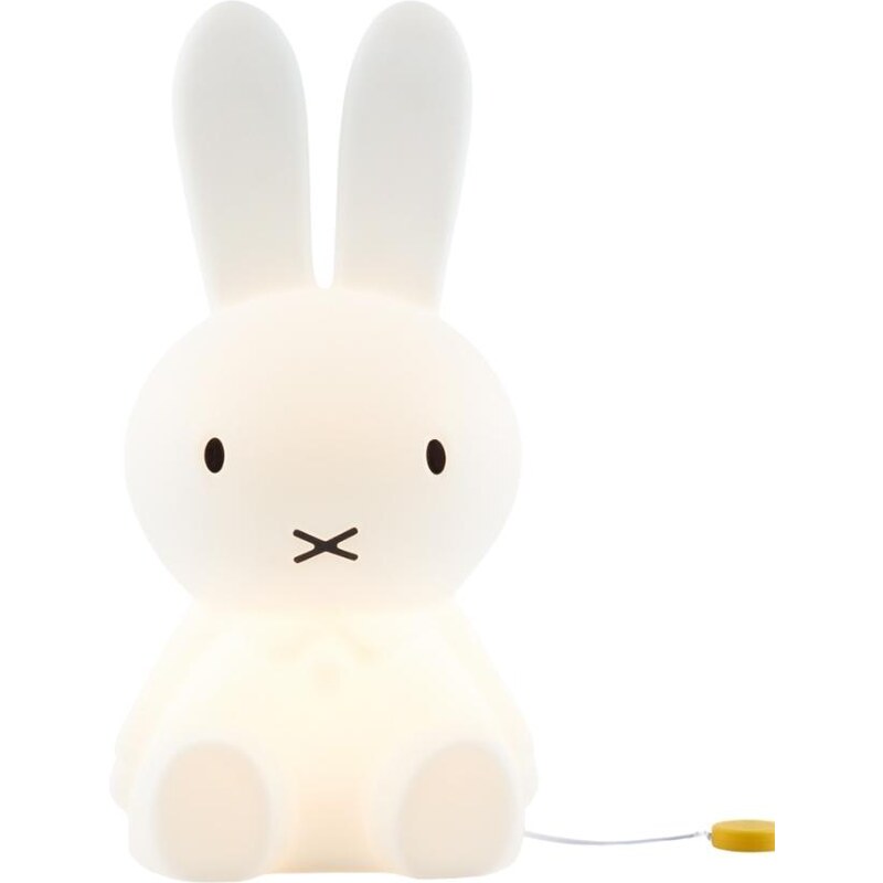 Bílá plastová dětská LED lampa Mr. Maria Miffy 50 cm