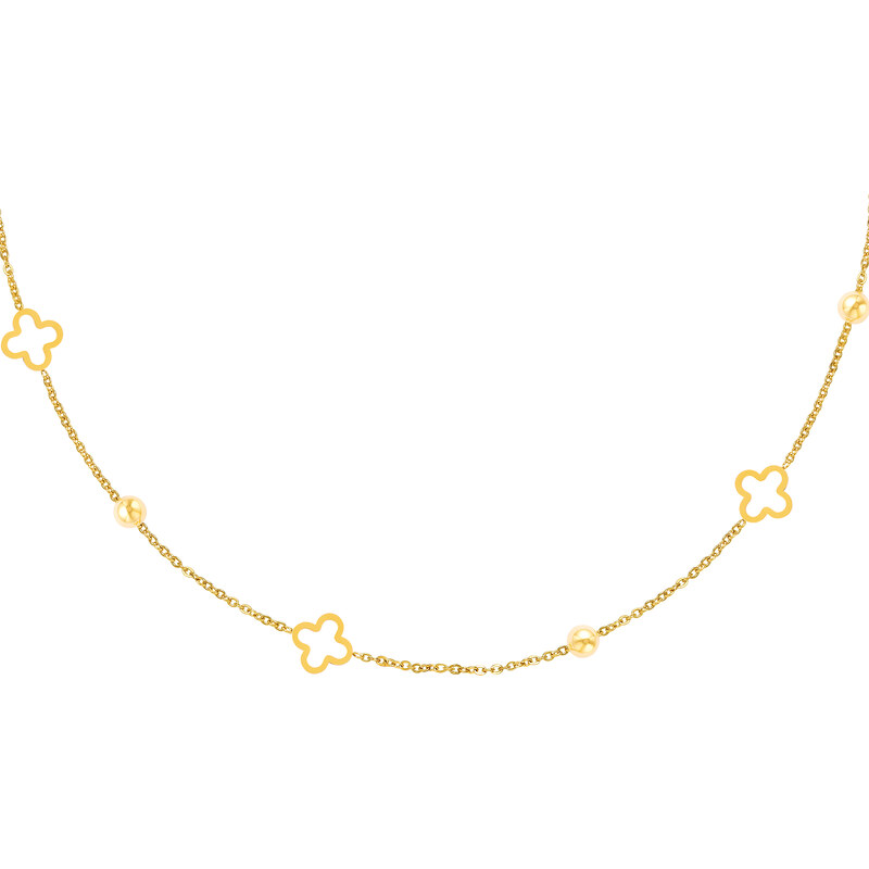 SYLVIENE Náhrdelník CLOVER Gold 72721325