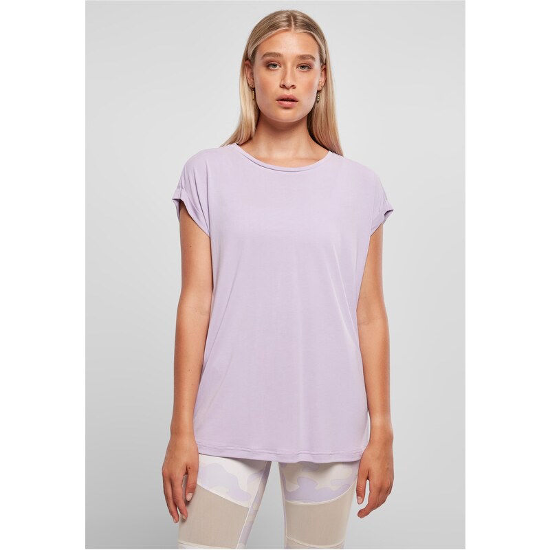 UC Ladies Dámské modální tričko s prodlouženým ramenem lila
