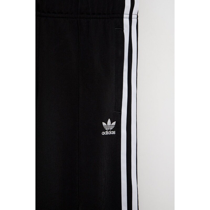 Dětské tepláky adidas Originals černá barva, s aplikací