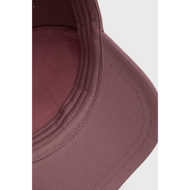 Bavlněná čepice Armani Exchange fialová barva, s aplikací, 954039 CC513 NOS