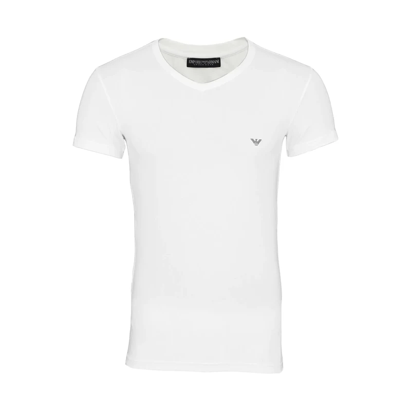 Emporio Armani Tričko černá / bílá