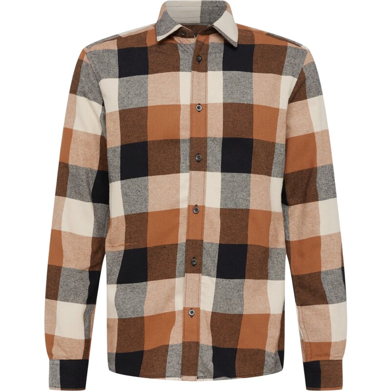 Only & Sons Košile Gudmund béžová / světle hnědá / šedá / černá