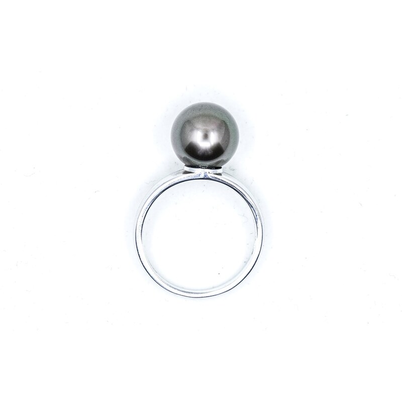 Prsten s tahitskou perlou