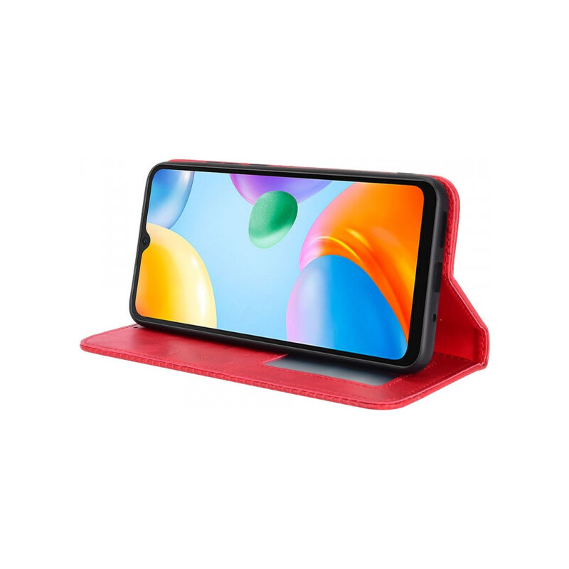 Pouzdro MFashion Xiaomi Redmi 10C - červené - Vintage