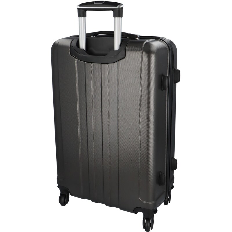 Skořepinový cestovní kufr tmavě šedý - RGL Blant M šedá