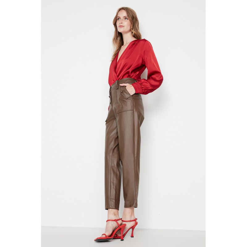 Dámské kalhoty Trendyol Buttoned 107049418