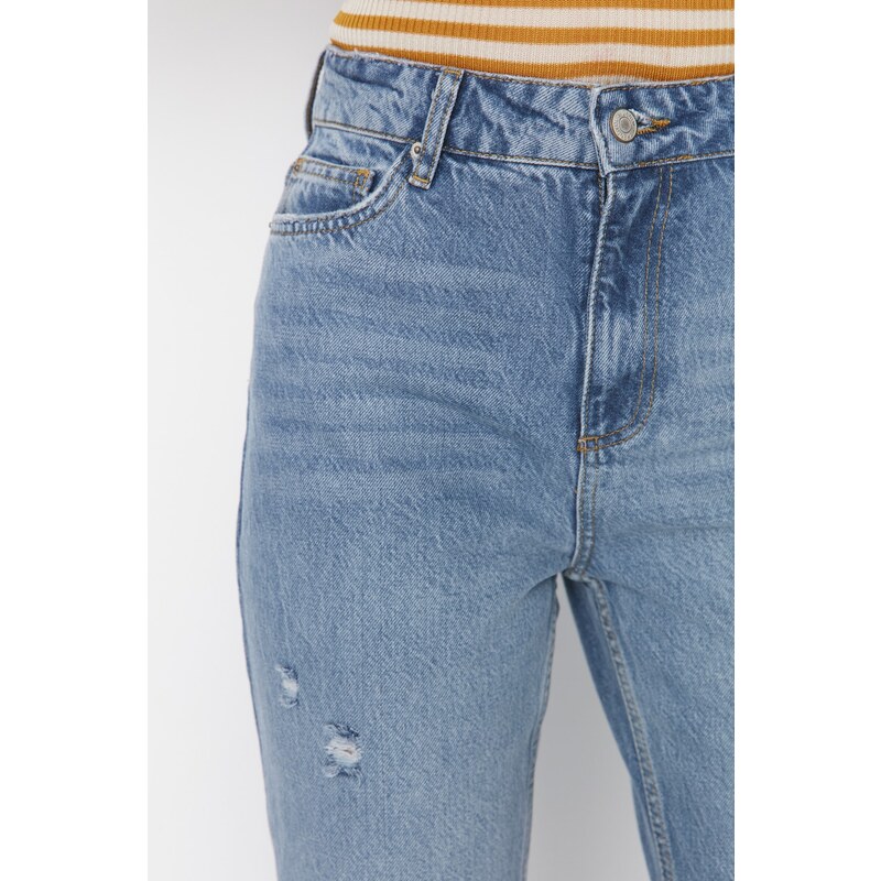 Trendyol Jeans - Blau - Mom