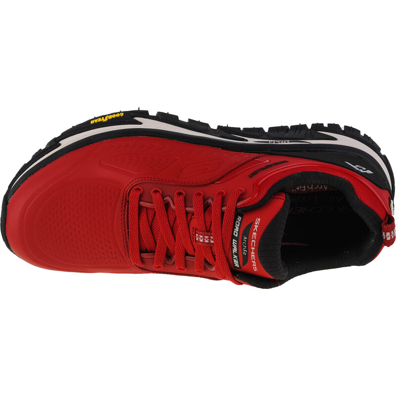 ČERVENÉ PÁNSKÉ TENISKY SKECHERS ARCH FIT ROAD WALKER Červená