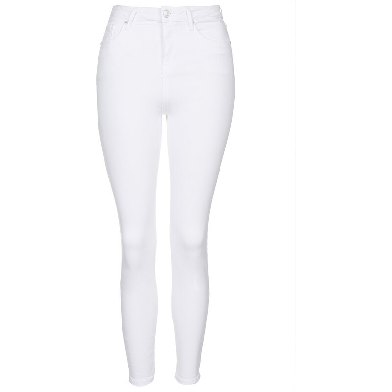 Topshop MOTO White Jamie Jeans