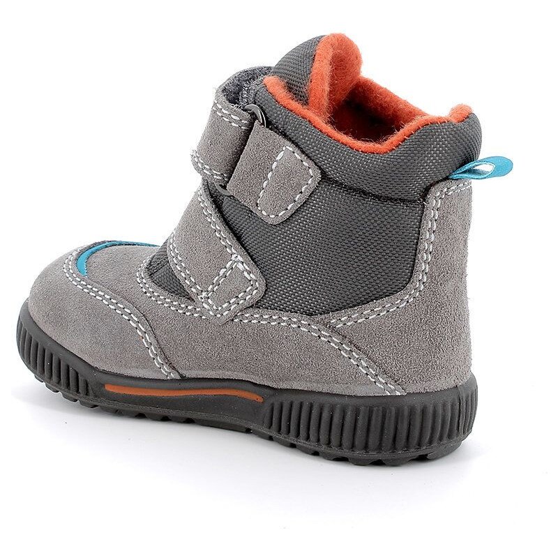 Dětské boty Primigi šedá barva