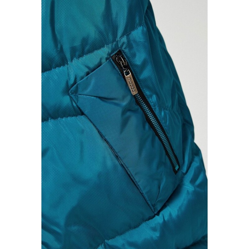 Kabát Moodo Z-KU-3306 teal green
