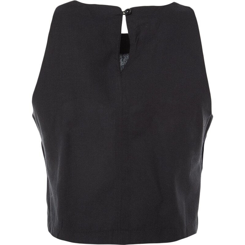 Trendyol Black Sleeveless Woven Blouse