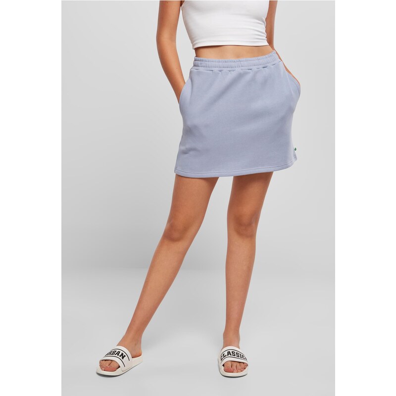 Urban Classics Dámská bio froté minisukně violablue