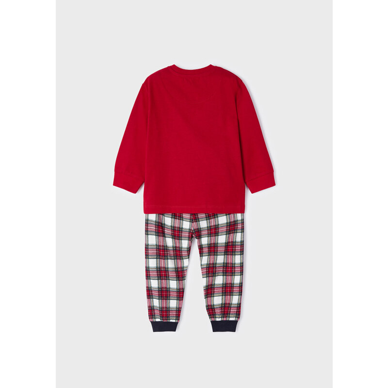 Chlapecké pyžamo s dlouhým rukávem MAYORAL, červené MEDVÍDEK